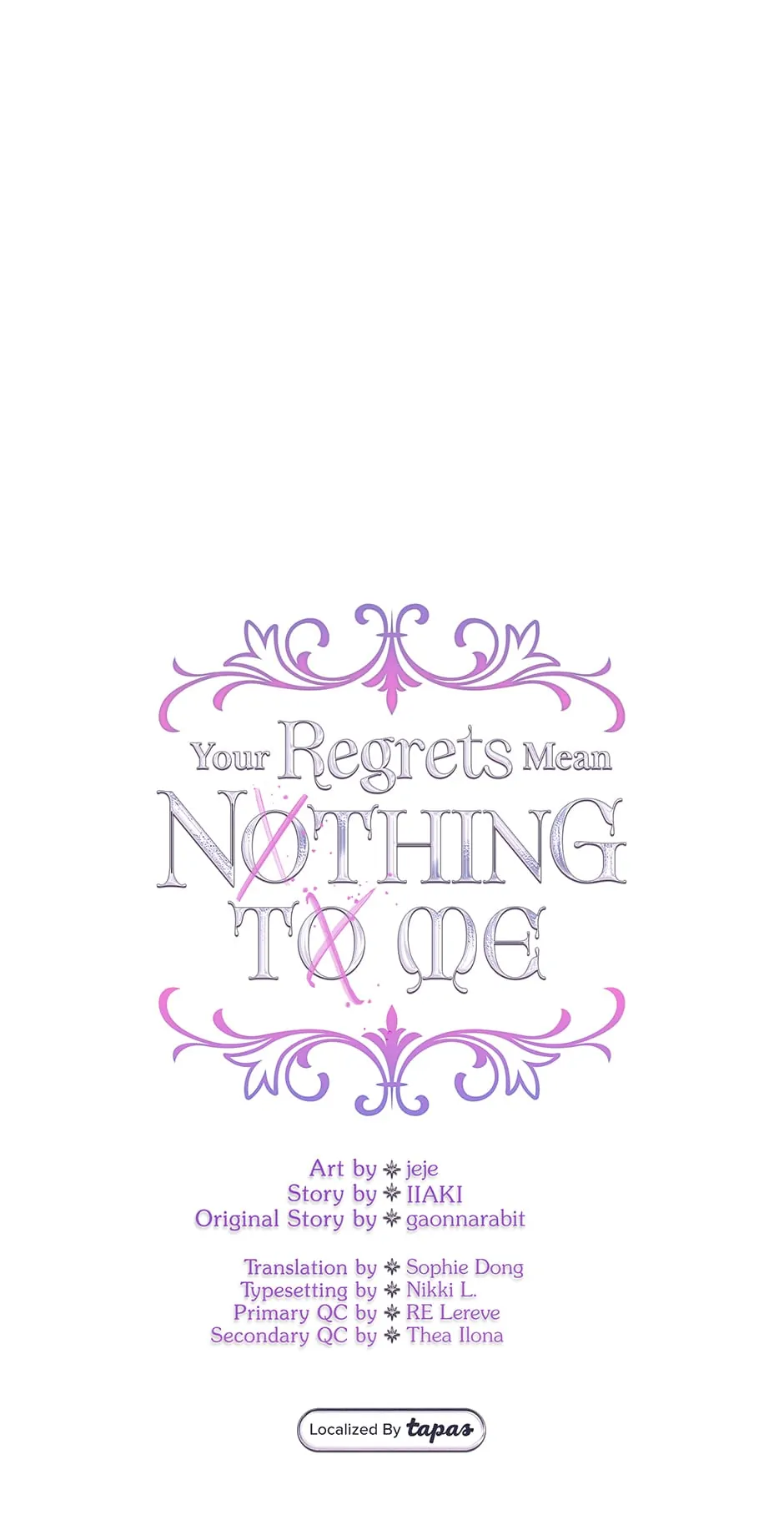 I Won't Accept Your Regrets Chapter 111 3